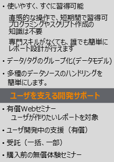 開発の容易性